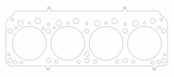 .040" MLS Cylinder Head Gasket, 4.000" Gasket Bore.